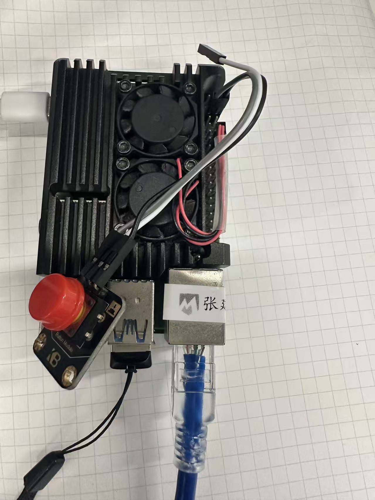 raspberry pi with power button